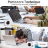 Rotating Pomodoro Cube Timer – Rechargeable Digital Focus Timer