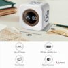 Rotating Pomodoro Cube Timer – Rechargeable Digital Focus Timer