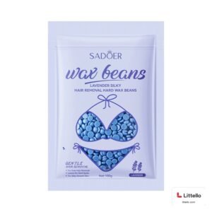 SADOER Lavender Hard Wax Beans (100g) – Strip-Free Hair Removal for Smooth Skin